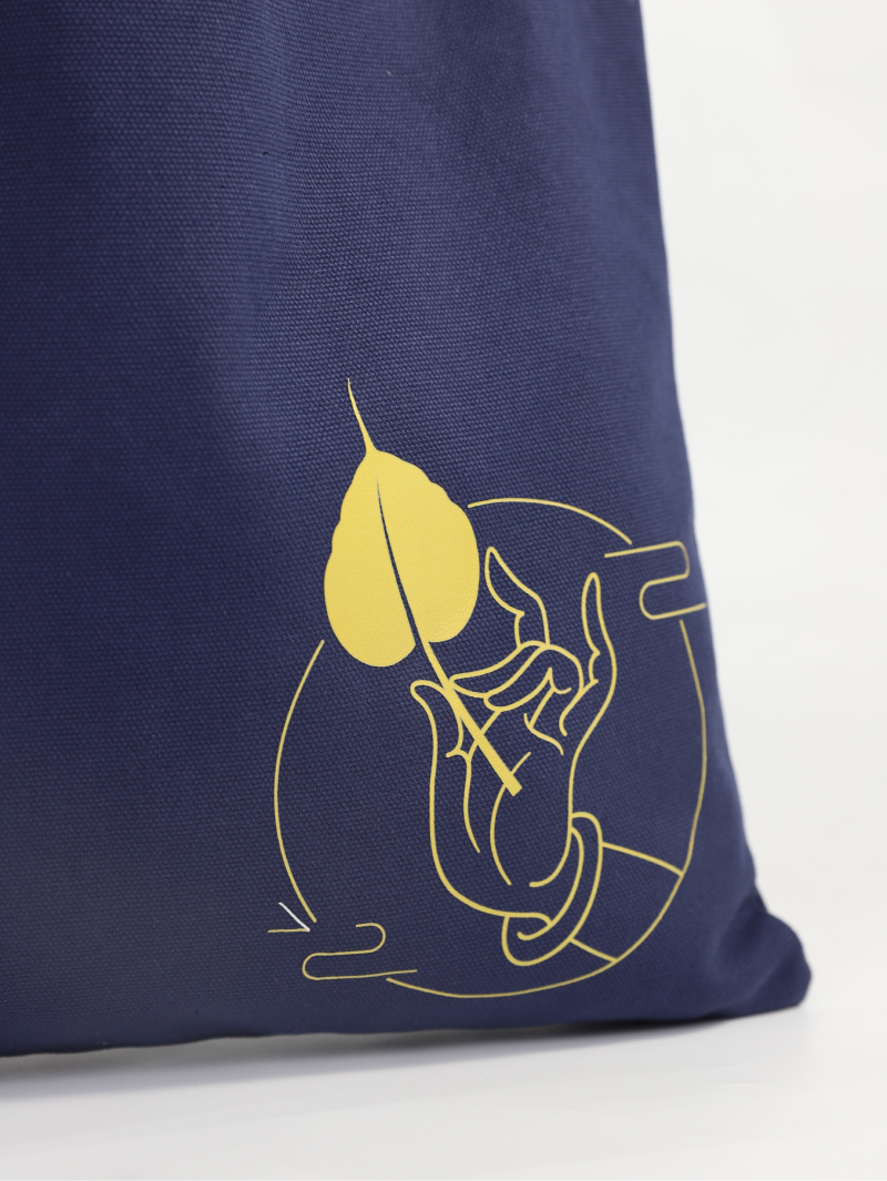 16盎司聚酯纤维-棉混纺马甲式购物袋-01