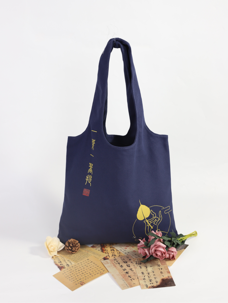 16盎司聚酯纤维-棉混纺马甲式购物袋-主图