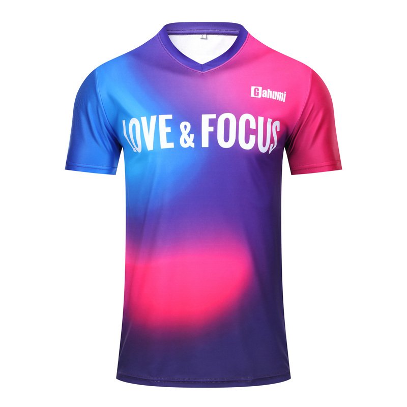 深紫色V领足球T恤-主图-01