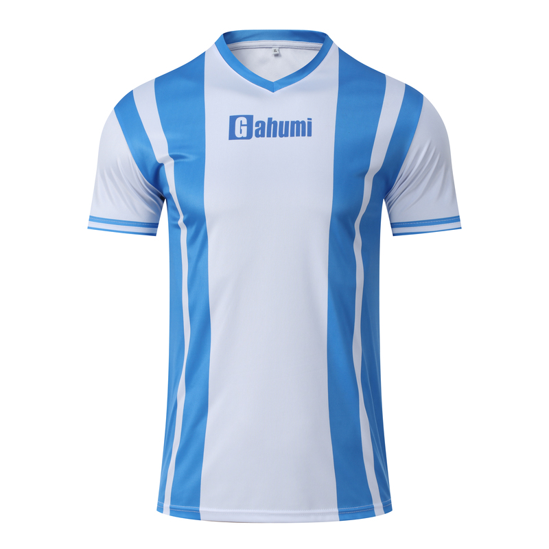 V领150克可反穿吸湿排汗足球T恤-13