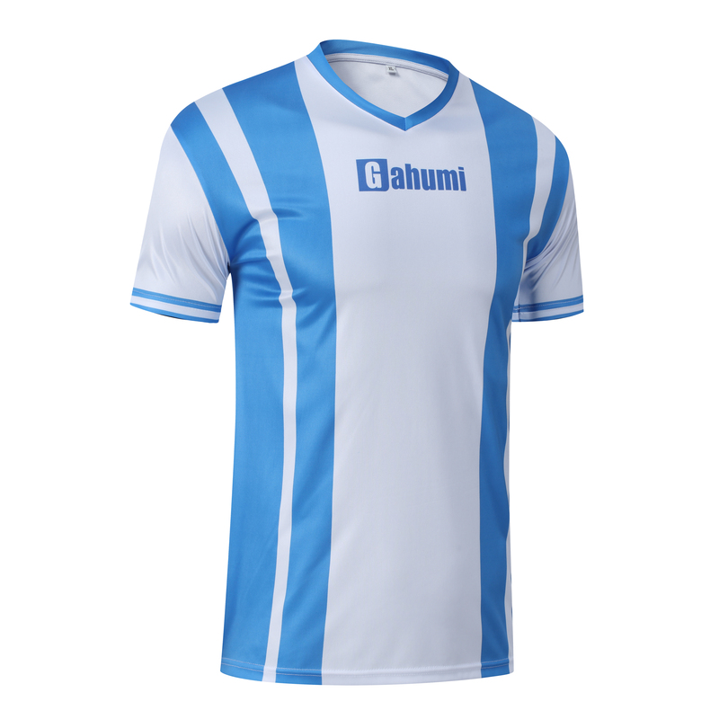 V领150克可反穿吸湿排汗足球T恤-15