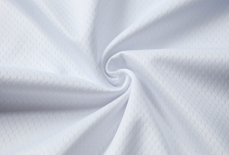 圆领足球T恤-150克足球格子-蓝白色-06