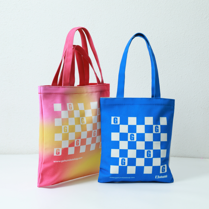 粉黄渐变双提手托特包-18