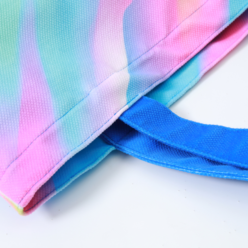 粉蓝渐变帆布包-03