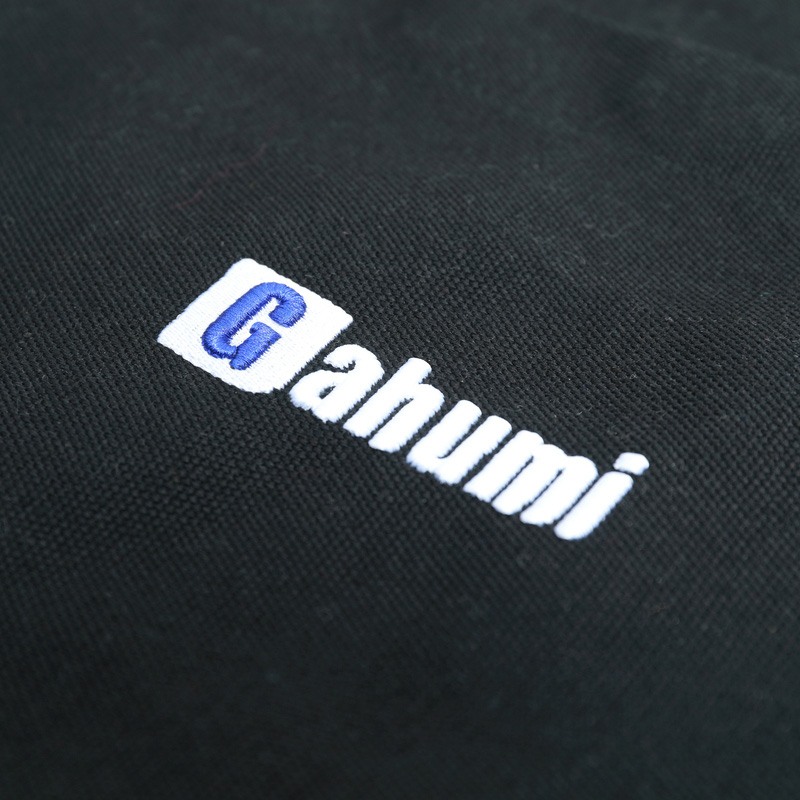 带底部和侧边黑色帆布包-04