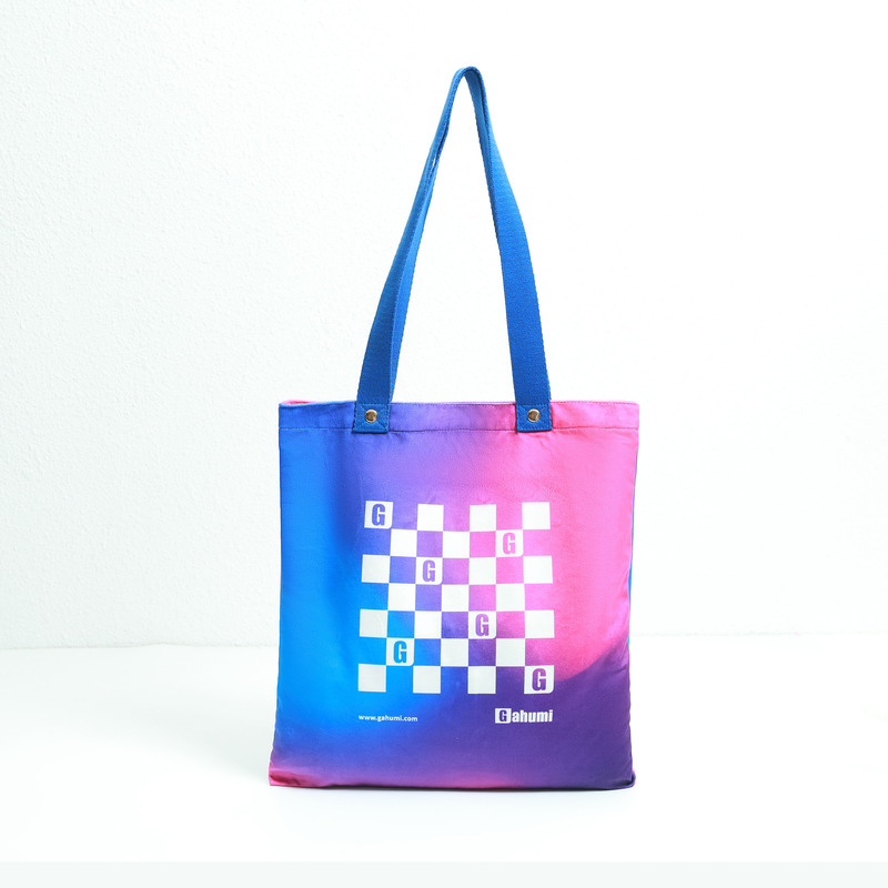 渐变色带铆钉帆布包-01