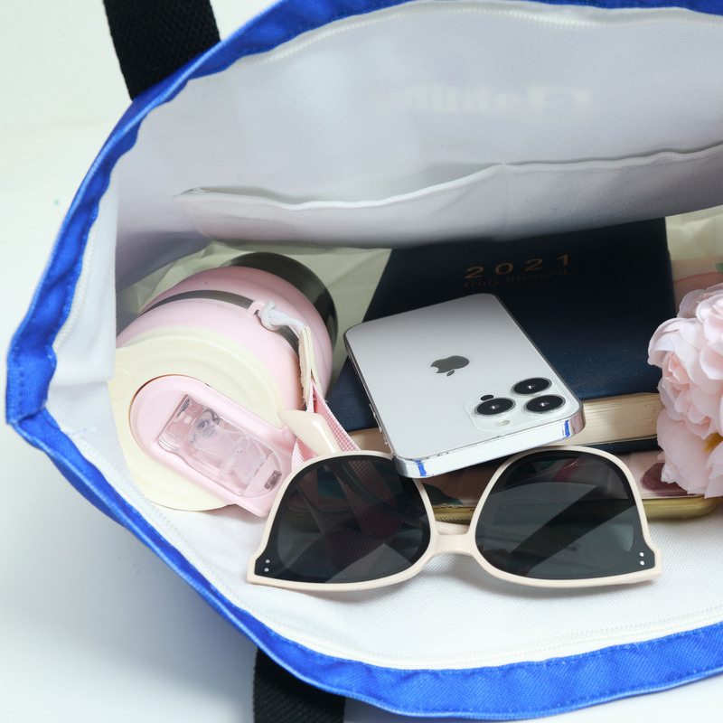 蓝色拼接帆布包-03