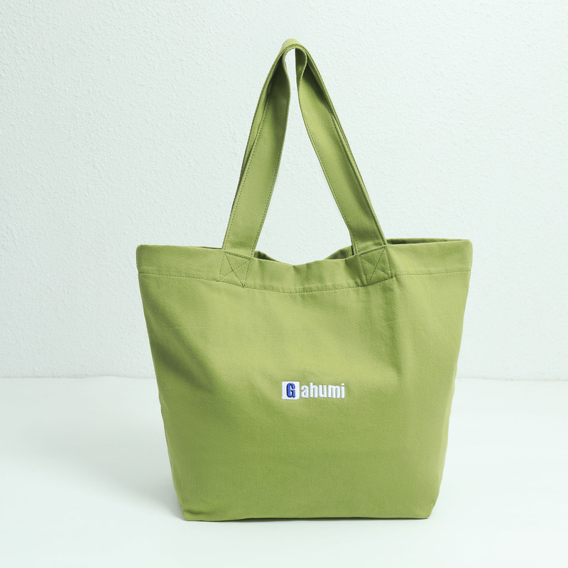 嘉绘美绿色帆布袋-01