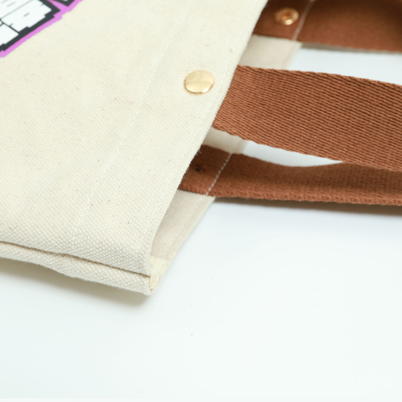 新款铆钉狼头 - 招财进宝帆布袋-10