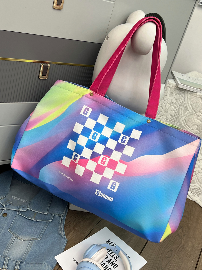 嘉绘美简约休闲帆布袋主图