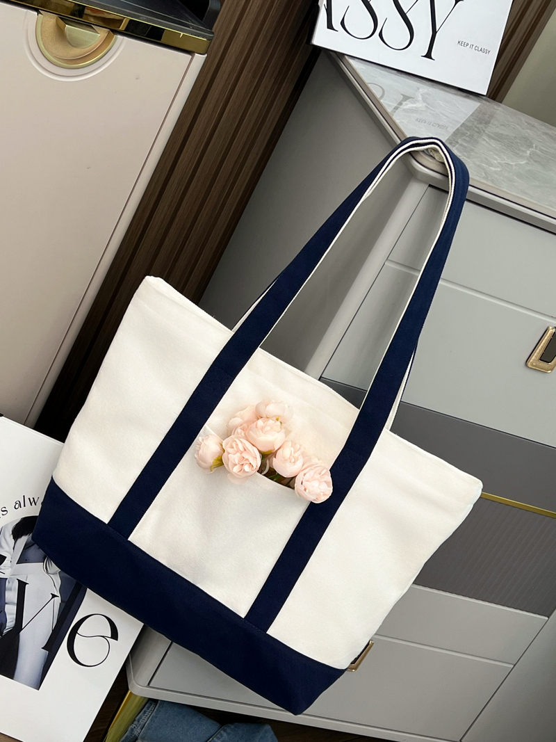 嘉绘美环保休闲纯棉帆布托特包主图