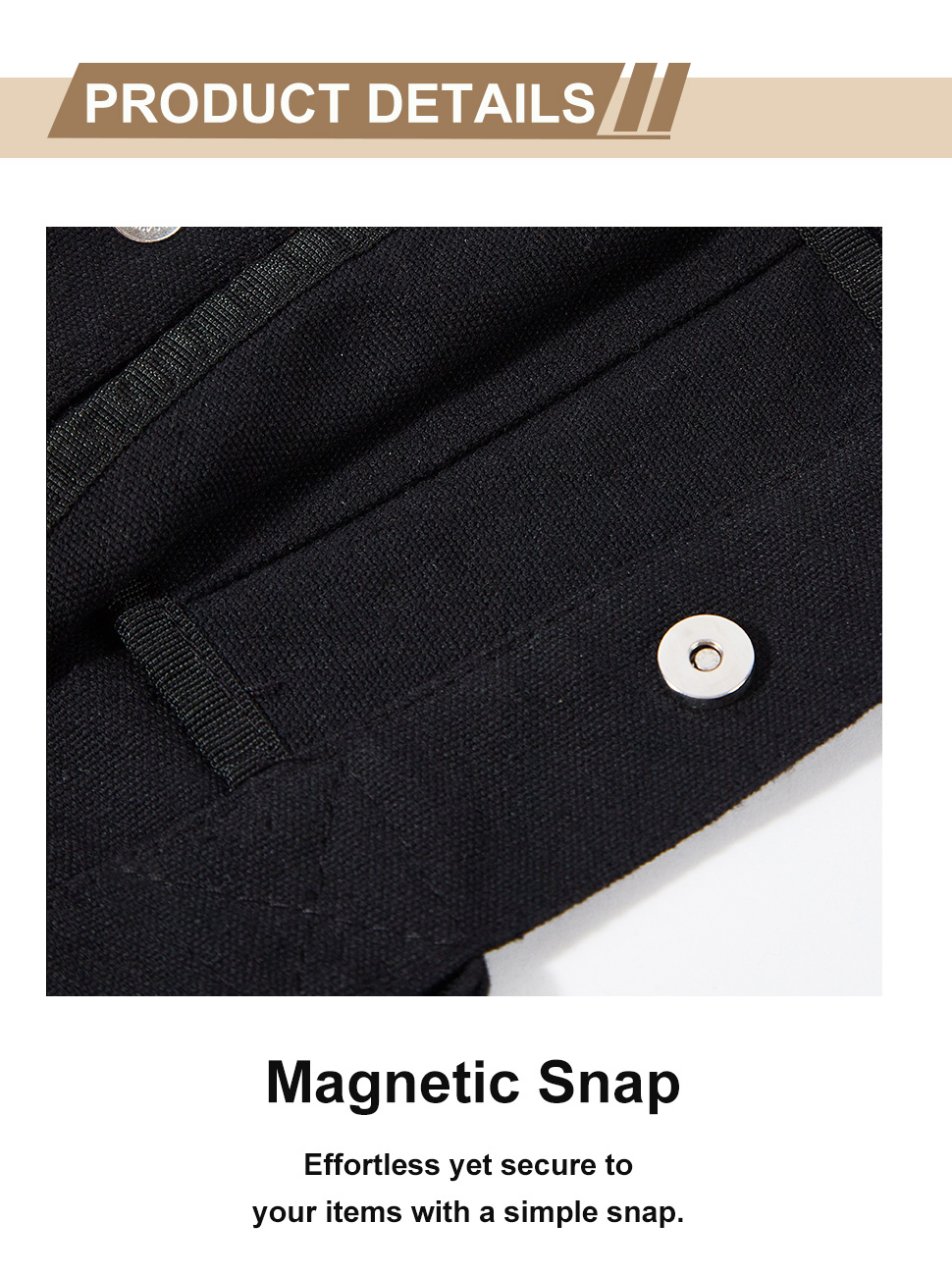 简约设计可重复使用大容量托特帆布包-04