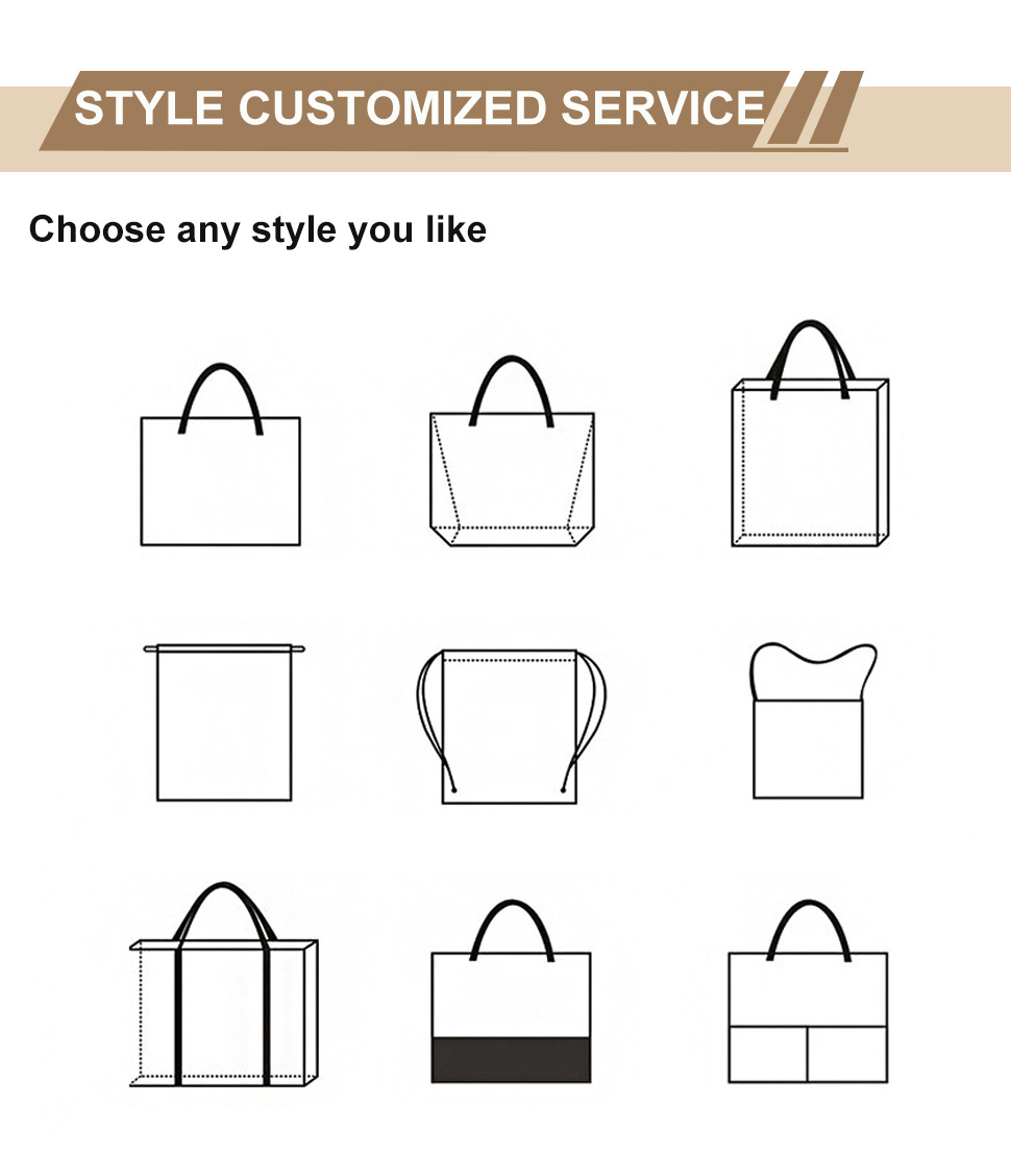 简约设计可重复使用大容量托特帆布包-10