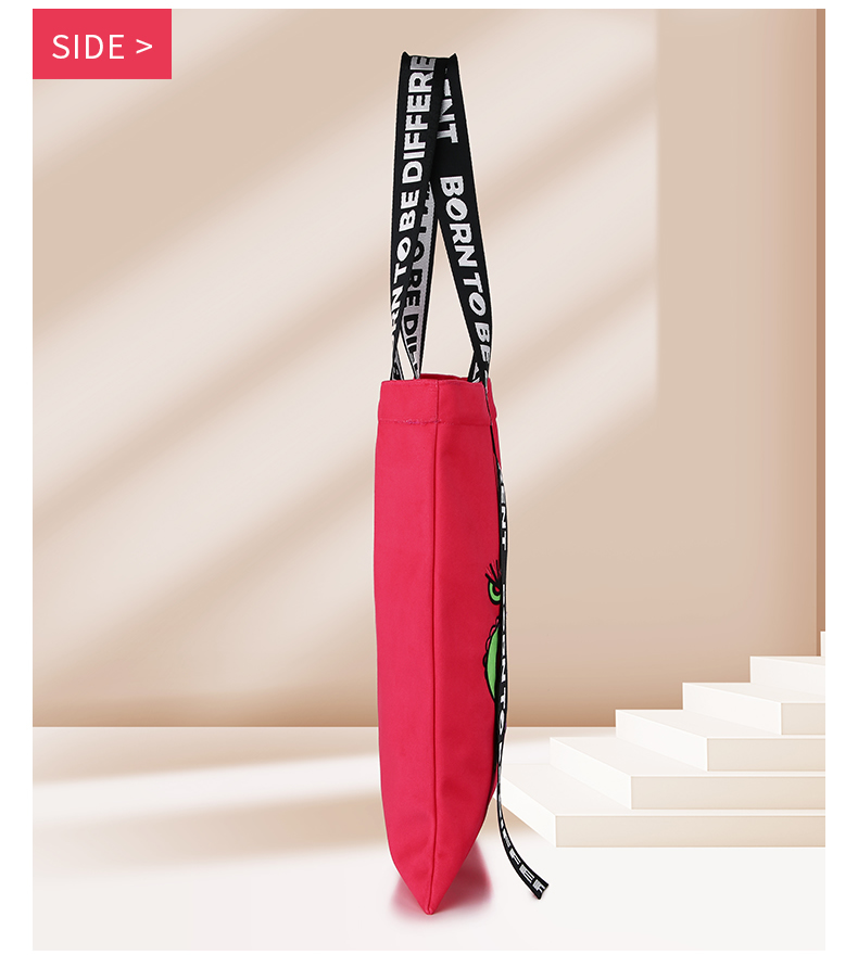 原创设计刺绣100%纯棉帆布托特包-14